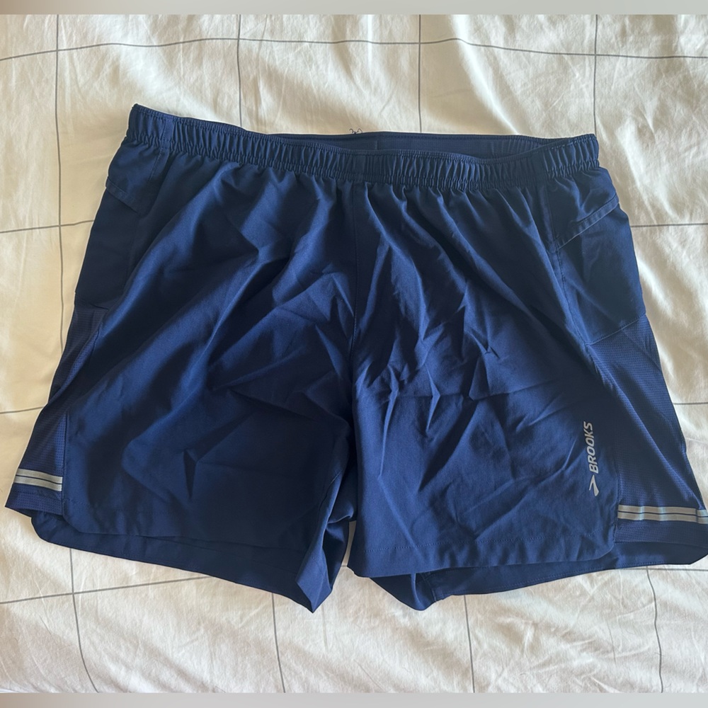 Brooks Midnight Blue Performance Shorts
